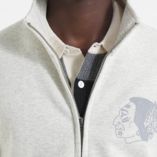 Chicago Blackhawks Todd Snyder by Fanatics Heather Gray Full-Zip Fleece