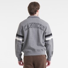 Vancouver Canucks Todd Snyder by Fanatics Dark Heather Gray Full-Zip Fleece