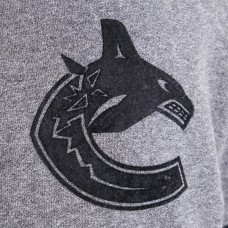 Vancouver Canucks Todd Snyder by Fanatics Dark Heather Gray Full-Zip Fleece