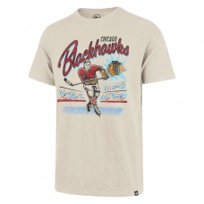 Футболка Chicago Blackhawks 47 Natural Hockey Player Golden Age Scrum