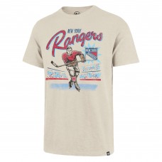 New York Rangers 47 Natural Hockey Player Golden Age Scrum T-Shirt New York Rangers 47 Natural Hockey Player Golden Age Scrum T-Shirt