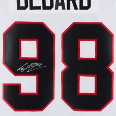 Игровая джерси Connor Bedard Chicago Blackhawks Autographed Fanatics Authentic White Fanatics Premium
