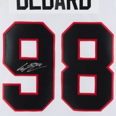 Игровая джерси Connor Bedard Chicago Blackhawks Autographed Fanatics Authentic White Fanatics Premium