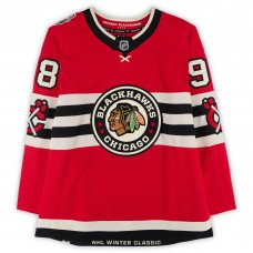 Игровая джерси Connor Bedard Chicago Blackhawks Autographed Fanatics Authentic 2025 Winter Classic Fanatics Premium