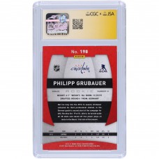 Philipp Grubauer Washington Capitals Autographed 2013-14 Panini Totally Certified #198 CGC Fanatics Witnessed Authenticated Auto 10 Rookie Card