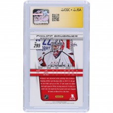 Philipp Grubauer Washington Capitals Autographed 2013-14 Panini Prizm #295 CGC Fanatics Witnessed Authenticated 10/10 Rookie Card