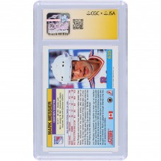 Mark Messier New York Rangers Autographed 1991-92 Score Canadian Bilingual #635 CGC Fanatics Witnessed Authenticated Auto 10 Card with HOF 2007 Inscription Mark Messier New York Rangers Autographed 1991-92 Score Canadian Bilingual #635 CGC Fanatics Witnessed Authenticated Auto 10 Card with HOF 2007 Inscription