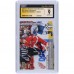 Simon Edvinsson Detroit Red Wings Autographed 2022-23 Upper Deck Game Dated Moments Makes NHL Debut As Red Wings Battle Avalanche #67 #/1199 CGC Fanatics Witnessed Authenticated 9/10 Rookie Card