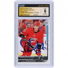 Andrei Svechnikov Carolina Hurricanes Autographed 2018-19 Upper Deck Series 2 Young Guns #451 CGC Fanatics Witnessed Authenticated 9/10 Rookie Card