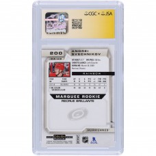 Andrei Svechnikov Carolina Hurricanes Autographed 2018-19 Upper Deck O-Pee-Chee Platinum Rainbow #200 CGC Fanatics Witnessed Authenticated 9/10 Rookie Card