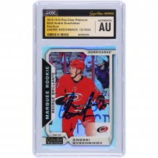 Andrei Svechnikov Carolina Hurricanes Autographed 2018-19 Upper Deck O-Pee-Chee Platinum Rainbow #200 CGC Fanatics Witnessed Authenticated Rookie Card Andrei Svechnikov Carolina Hurricanes Autographed 2018-19 Upper Deck O-Pee-Chee Platinum Rainbow #200 CGC Fanatics Witnessed Authenticated Rookie Card