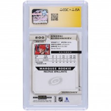 Andrei Svechnikov Carolina Hurricanes Autographed 2018-19 Upper Deck O-Pee-Chee Platinum Rainbow #200 CGC Fanatics Witnessed Authenticated Rookie Card Andrei Svechnikov Carolina Hurricanes Autographed 2018-19 Upper Deck O-Pee-Chee Platinum Rainbow #200 CGC Fanatics Witnessed Authenticated Rookie Card