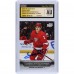 Simon Edvinsson Detroit Red Wings Autographed 2023-24 Upper Deck Series 1 Debut Dates #DD-20 CGC Fanatics Witnessed Authenticated Auto 10 Rookie Card