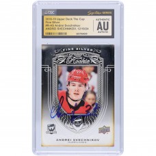 Andrei Svechnikov Carolina Hurricanes Autographed 2018-19 Upper Deck The Cup Fine Silver #R-AS CGC Fanatics Witnessed Authenticated Auto 10 Rookie Card