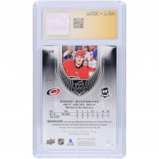 Andrei Svechnikov Carolina Hurricanes Autographed 2018-19 Upper Deck The Cup Fine Silver #R-AS CGC Fanatics Witnessed Authenticated Auto 10 Rookie Card
