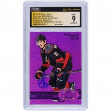 Andrei Svechnikov Carolina Hurricanes Autographed 2018-19 Upper Deck Metal Universe Employee Exclusive Precious Metal Gems #UD-AS #/199 CGC Fanatics Witnessed Authenticated 9/10 Rookie Card