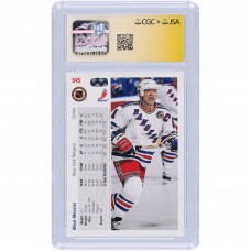 Mark Messier New York Rangers Autographed 1991-92 Upper Deck #545 CGC Fanatics Witnessed Authenticated Auto 10 Card with HOF 2007 Inscription Mark Messier New York Rangers Autographed 1991-92 Upper Deck #545 CGC Fanatics Witnessed Authenticated Auto 10 Card with HOF 2007 Inscription