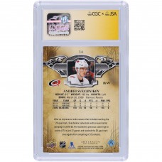 Andrei Svechnikov Carolina Hurricanes Autographed 2020-21 Upper Deck Artifacts Blue Sapphire #34 #/499 CGC Fanatics Witnessed Authenticated Auto 10 Card Andrei Svechnikov Carolina Hurricanes Autographed 2020-21 Upper Deck Artifacts Blue Sapphire #34 #/499 CGC Fanatics Witnessed Authenticated Auto 10 Card