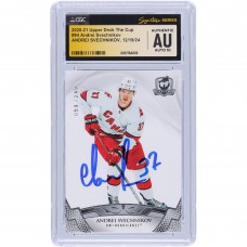 Andrei Svechnikov Carolina Hurricanes Autographed 2020-21 Upper Deck The Cup #94 #/249 CGC Fanatics Witnessed Authenticated Auto 10 Card