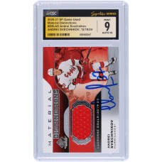 Andrei Svechnikov Carolina Hurricanes Autographed 2020-21 Upper Deck SP Game Used Materials Distinctions Jersey Relic #DM-AS CGC Fanatics Witnessed Authenticated 9/10 Card Andrei Svechnikov Carolina Hurricanes Autographed 2020-21 Upper Deck SP Game Used Materials Distinctions Jersey Relic #DM-AS CGC Fanatics Witnessed Authenticated 9/10 Card