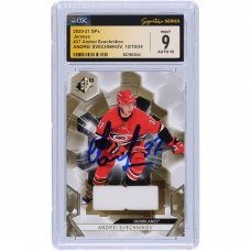 Andrei Svechnikov Carolina Hurricanes Autographed 2020-21 Upper Deck SPx Jersey Relic #37 CGC Fanatics Witnessed Authenticated 9/10 Card
