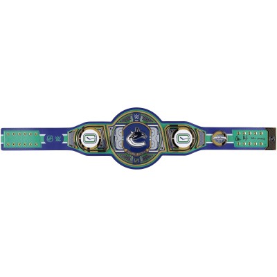 Quinn Hughes Vancouver Canucks Autographed Fanatics Authentic WWE Legacy Title Belt with 2024 Norris Inscription - Limited Edition of 5