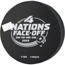 Elias Pettersson Vancouver Canucks Autographed Fanatics Authentic Team Sweden 4 Nations Face-Off Hockey Puck