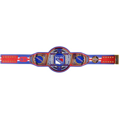 Adam Fox New York Rangers Autographed Fanatics Authentic WWE Legacy Title Belt with No Quit in NY Inscription - Limited Edition of 5