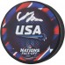Adam Fox New York Rangers Autographed Fanatics Authentic Team USA 4 Nations Face-Off Hockey Puck