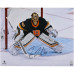 Фото с автографом Tuukka Rask Boston Bruins Fanatics Authentic 16 x 20 Black Alternate Jersey In Net