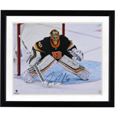 Фото с автографом Tuukka Rask Boston Bruins Fanatics Authentic 16 x 20 Black Alternate Jersey In Net Фото с автографом Tuukka Rask Boston Bruins Fanatics Authentic 16 x 20 Black Alternate Jersey In Net
