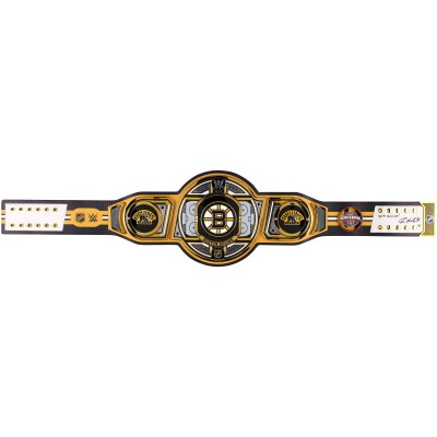 Tuukka Rask Boston Bruins Autographed Fanatics Authentic WWE Legacy Title Belt with 2014 Vezina Inscription - Limited Edition of 5