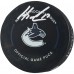 Filip Hronek Vancouver Canucks Autographed Fanatics Authentic Official Game Puck