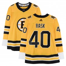 Игровая джерси Tuukka Rask Boston Bruins Autographed Fanatics Authentic 2021 Reverse Retro adidas Authentic