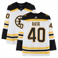 Игровая джерси Tuukka Rask Boston Bruins Autographed Fanatics Authentic White adidas Authentic