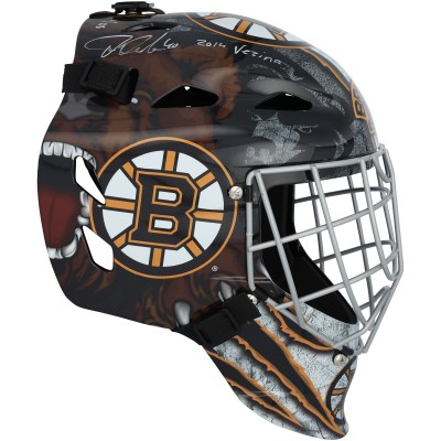 Маска Tuukka Rask Boston Bruins Autographed Fanatics Authentic Replica with 2014 Vezina Inscription - Limited Edition #1/25
