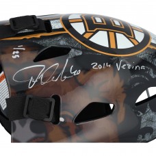 Маска Tuukka Rask Boston Bruins Autographed Fanatics Authentic Replica with 2014 Vezina Inscription - Limited Edition #1/25