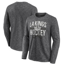 Футболка с длинным рукавом Los Angeles Kings Fanatics Charcoal Logo Футболка с длинным рукавом Los Angeles Kings Fanatics Charcoal Logo