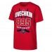 Детская футболка Washington Capitals Alexander Ovechkin Red NHL All-Time Leading Goal Scorer Cross Sticks