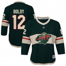 Игровая джерси Minnesota Wild Matthew Boldy Outerstuff Green Home Replica