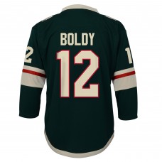 Игровая джерси Minnesota Wild Matthew Boldy Outerstuff Green Home Replica