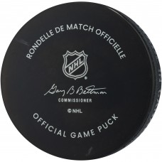 Шайба Connor Bedard Chicago Blackhawks Autographed Fanatics Authentic Official Game with 2024 Calder Inscription