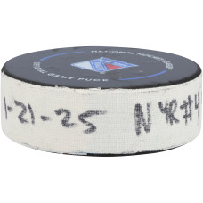 Шайба с игры Artemi Panarin New York Rangers Fanatics Authentic vs. Ottawa Senators on January 21, 2025 Шайба с игры Artemi Panarin New York Rangers Fanatics Authentic vs. Ottawa Senators on January 21, 2025