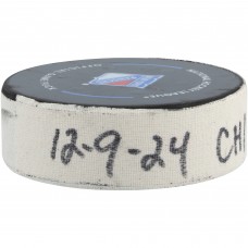 Шайба Tyler Bertuzzi Chicago Blackhawks Fanatics Authentic Game-Used Goal vs. New York Rangers on December 9, 2024