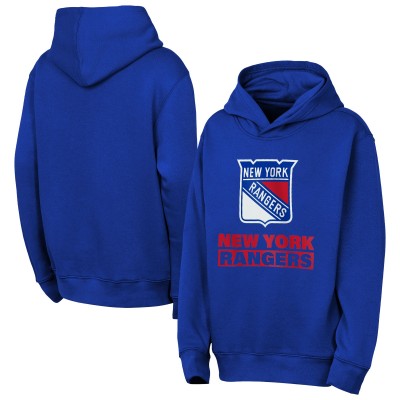 Толстовка Подростковая New York Rangers Outerstuff Blue Back to Basics