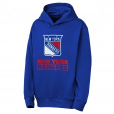 Толстовка Подростковая New York Rangers Outerstuff Blue Back to Basics