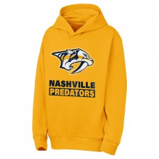 Подростковая Nashville Predators Outerstuff Gold Back to Basics Hoodie