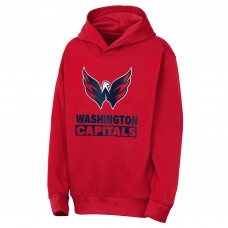Подростковая Washington Capitals Outerstuff Red Back to Basics Hoodie