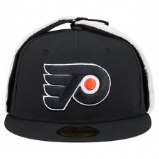 Бейсболка Philadelphia Flyers New Era Black Injection Dog Ear Classic