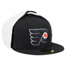 Бейсболка Philadelphia Flyers New Era Black Injection Dog Ear Classic